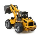 Koparka zdalnie sterowana na pilota Buldożer RC H-Toys 1520 6CH 2,4GHz 1:18