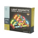 Klocki magnetyczne LED magnetic sticks duże patyczki świecące dla małych dzieci 52 elementy