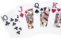 MUDUKO Trefl karty do gry Poker 100% plastik 55szt.