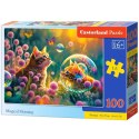 Puzzle układanka 100 elementów Magiczny poranek Kot 6+ CASTORLAND