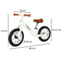 Rowerek biegowy Trike Fix Balance PRO biały