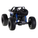 Samochód zdalnie sterowany na pilota RC Crawler Climbing Car 1:10 4WD 48cm niebieski