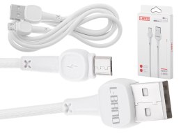 L-BRNO Kabel USB - micro USB ładowarka szybkie ładowanie Quick Charge biały 2A 100 cm