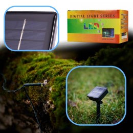 Lampki solarne ogrodowe LED choinkowe świąteczne łańcuch świetlny 20m 200LED multikolor