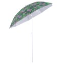 Parasol ogrodowy plażowy regulowany 150cm łamany liście